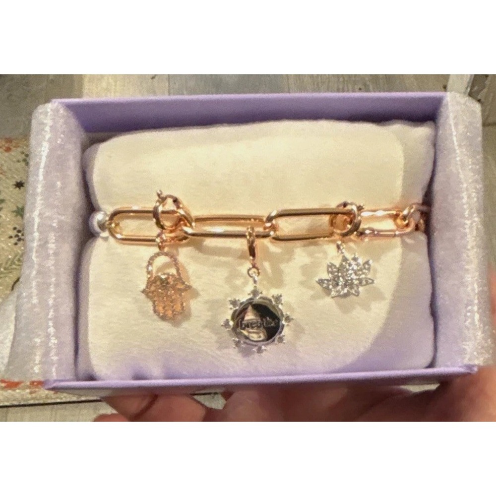 Bomb Party CHARMELIER Remember To Breathe Charm Bracelet BR88883